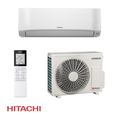 Инверторен климатик Hitachi RAK-DJ25PHAE/RAC-DJ25PHAE airHome 400, 9000 BTU, Клас A++
