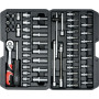 Комплект инструменти YATO, CrV, 1/4", 56 части