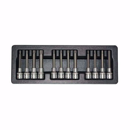 Комплект удължени бит - вложки LICOTA, 1/2", 12 части