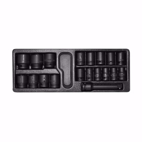 Комплект ударни вложки LICOTA, 1/2", 19 части