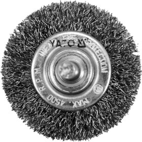 Дисковидна телена четка с опашка YATO, INOX, Ф 30 мм