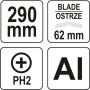 Скрапер YATO YT 75461, острие 62 мм