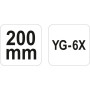 Клещи за рязане на плочки YATO, YT 37164, папагали, 200 мм
