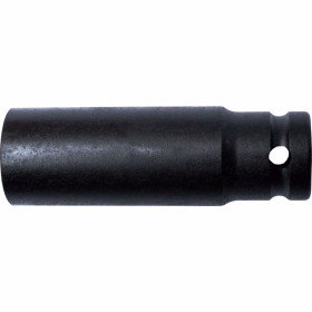 Комплект удължени ударни вложки, 1/2", CrMo, FORTIS, 15 части