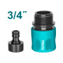 Комплект конектори за напояване TOTAL 3, 3/4", 2 броя