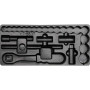 Тава - органайзер за тресчотка и аксесоари YATO, 1/2", PVC