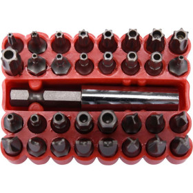 Комплект битове и бид държач VOREL, 1/4", 33 части