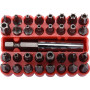 Комплект битове и бид държач VOREL, 1/4", 33 части