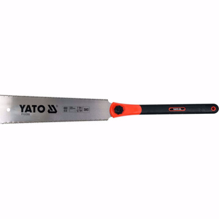 Двустранен японски трион YATO, 7 TPI / 12 TPI, 320 мм