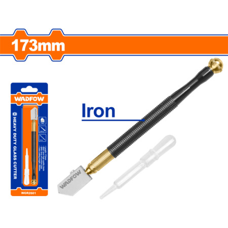 Резачка за стъкло с автоматично смазване WADFOW, Heavy duty, 165 мм