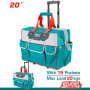 Чанта за инструменти с колела TOTAL INDUSTRIAL, 45 см