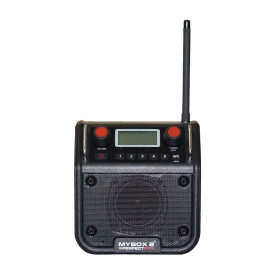 Радио MBOX2, черно, FM RDS, Aux-in