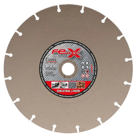 Диамантен диск за рязане на INOX, DIEWE FEX