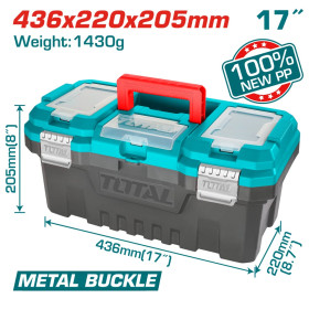 Куфар за инструменти TOTAL, PP, 436 x 220 x 205 мм