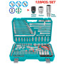 Комплект инструменти TOTAL INDUSTRIAL, 1/2" + 1/4" + 3/8", 139 части