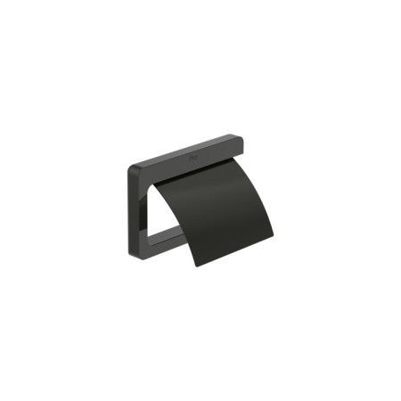 Държач за тоалетна картия с капак-Brushed Titanium Black