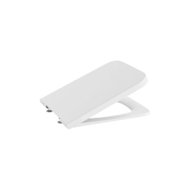 SQUARE - Седалка и капак SUPRALIT® за тоалетна чиния, със забавено падане-Matt White