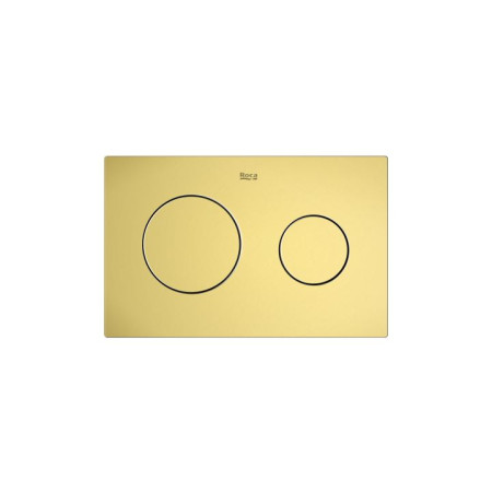 PL10 - Двоен бутон-Brushed Brass