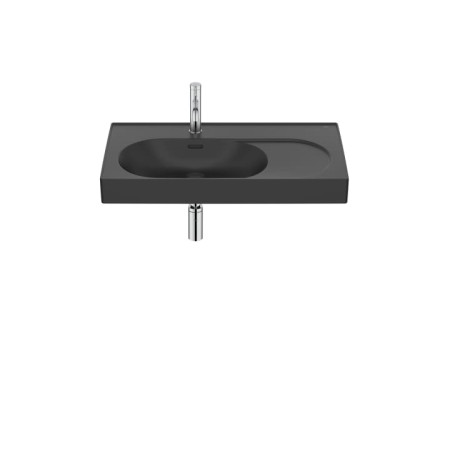 Асиметричен умивалник за стенен монтаж