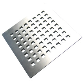 Решетка-неръждаема стомана "Quadra" 138х138мм