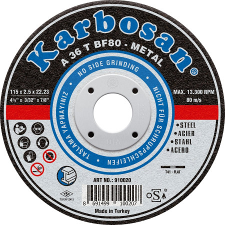 Диск за рязане на метал KARBOSAN A36T