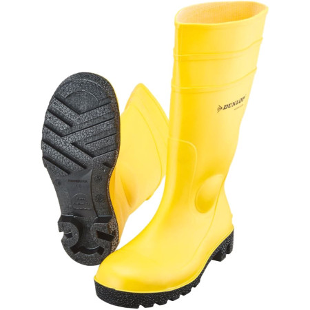 Ботуши Dunlop Protomaster, PVC, S5, жълти