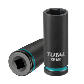 Вложка шестостенна, дълга, ударна TOTAL INDUSTRIAL, 1/2", SW