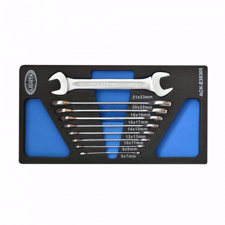 Комплект гаечни ключове LICOTA, EVA, 9 части