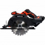Акумулаторен ръчен циркуляр YATO 82810, 18 V, 1 х 2 Ah, 165 мм