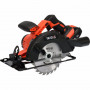 Акумулаторен ръчен циркуляр YATO 82810, 18 V, 1 х 2 Ah, 165 мм