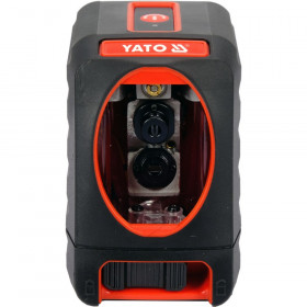 Лазерен нивелир, зелен 2 лъча, YATO YT 30433, 10 м