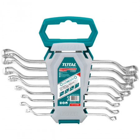 Комплект ключове лула TOTAL Industrial, 6 - 22 мм, 8 части