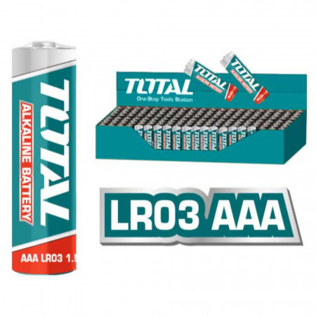 Алкална батерия TOTAL, AAA, 1.5 V, 4 броя