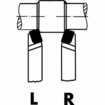 Нож стругарски WILKE, DIN 4971 / ISO 1, P 25 / 30, проходен прав