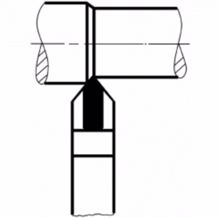 Нож стругарски WILKE, DIN 4975 / ISO 10, P 25 / 30, шпиц