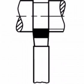Нож стругарски WILKE, DIN 4976 / ISO 4, P 25 / 30, чистови широк