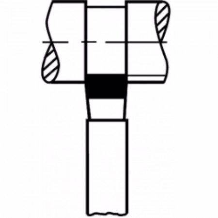 Нож стругарски WILKE, DIN 4976 / ISO 4, P 25 / 30, чистови широк