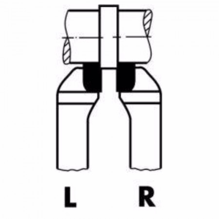 Нож стругарски WILKE, DIN 4978 / ISO 3, P 25 / 30, подрезен нож