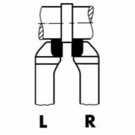 Нож стругарски WILKE, DIN 4980 / ISO 6, P 25 / 30, проходен, упорен