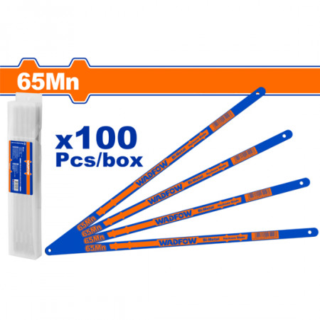 Лист за ръчна ножовка, WADFOW, Bi-metal, 300 мм, 100 броя