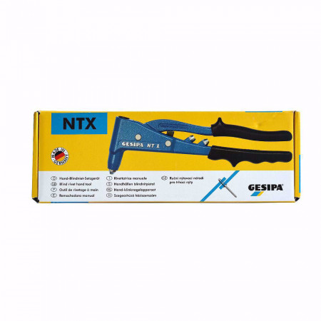 Нитачка за поп нит ръчна, GESIPA NТX, 3 - 5 мм