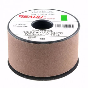 Шкурка на плат SADU, макара, кафява, TCA, 50 мм x 5 м