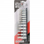 Комплект бит вложки 1/4 " + 3/8", TORX SECURITY, YATO, 12 части