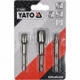 Комплект адаптори 1/4" за вложки, 1/4", 3/8", 1/2", YATO, 3 части