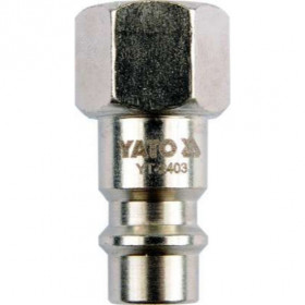 Пневматичен накрайник бърза връзка (M) 1/4" х F резба