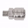 Щуцер пневматичен HOGERT HT4R802, 1/4", M 1/4, 15 Bar