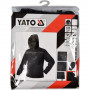 Работно яке с качулка YATO, софтшел, черно
