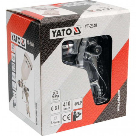 Пистолет за боядисване YATO YT 2340, 600 ml