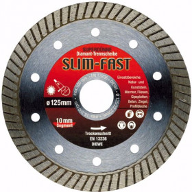 Диамантен диск за рязане, универсален, DIEWE Slim Fast
