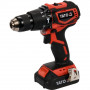 Акумулаторен ударен винтоверт YATO 82797, 18 V, 2 x 2 Ah, безчетков + 126 аксесоара